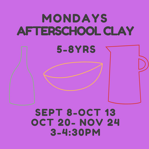 Afterschool Clay for 5-8yrs