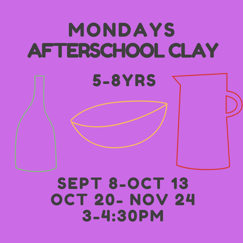 Afterschool Clay for 5-8yrs