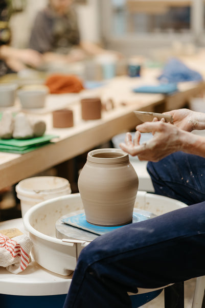 Mixed Level Wheel Throwing / 12 weeks / Wed 6-8:30 / Jan 6-Mar 24