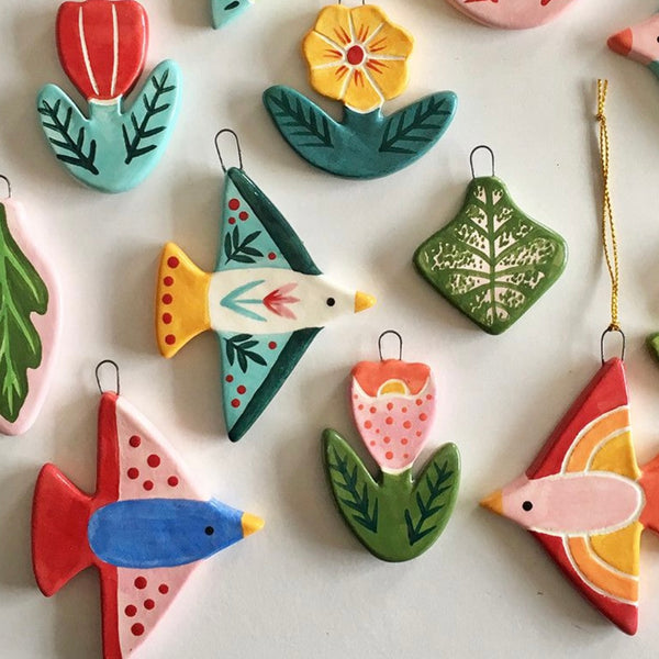 HANDBUILD ORNAMENTS