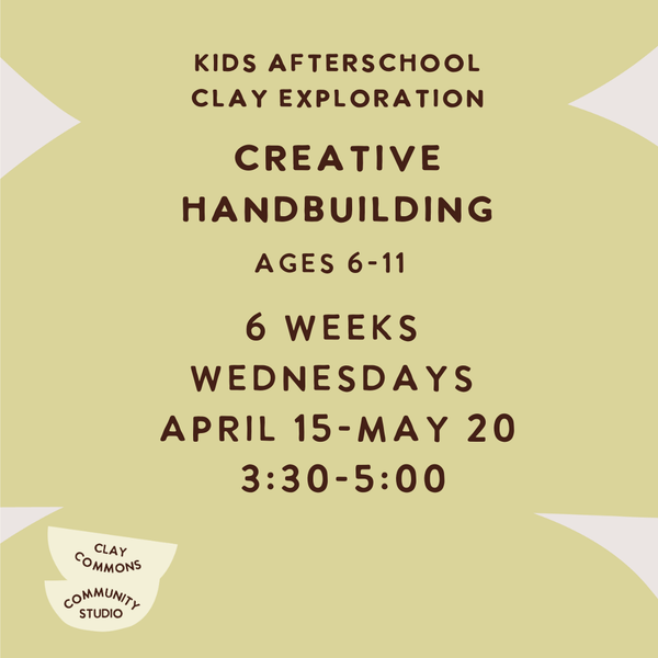 Afterschool Clay for 6-11yrs