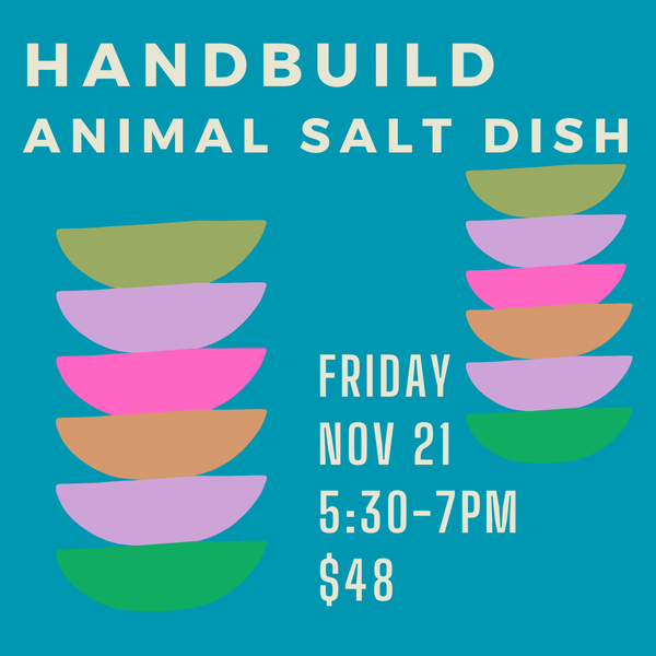 HANDBUILD ANIMAL SALT DISH/PLANTER