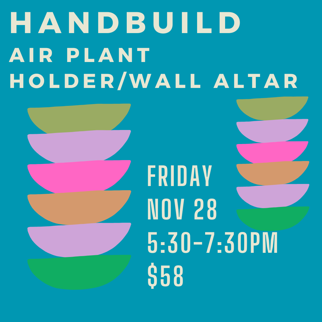 HANDBUILD AIR PLANT HOLDER/WALL ALTAR