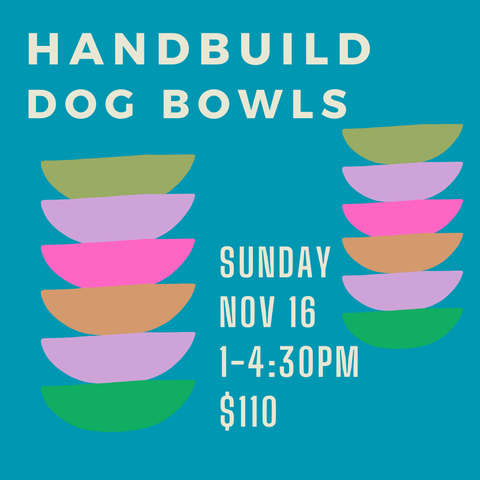 HANDBUILD DOG DISHES