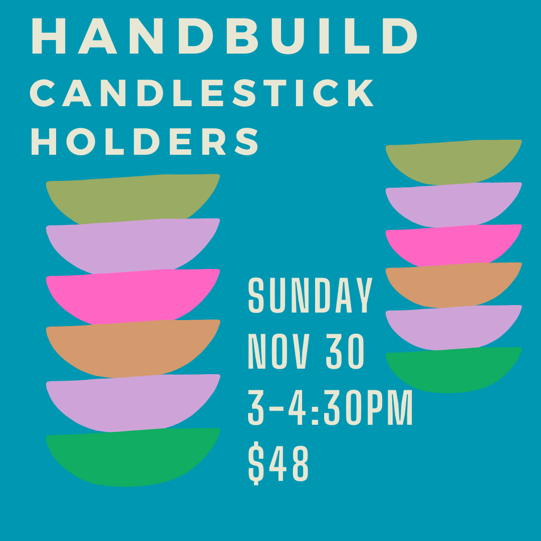 HANDBUILD CANDLESTICK HOLDER