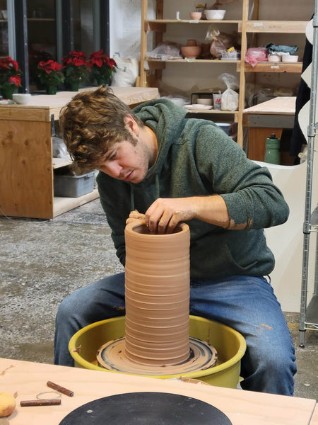 Mixed Level Wheel Throwing / 12 weeks / Tues 6-8:30 / Jan 5-Mar 23